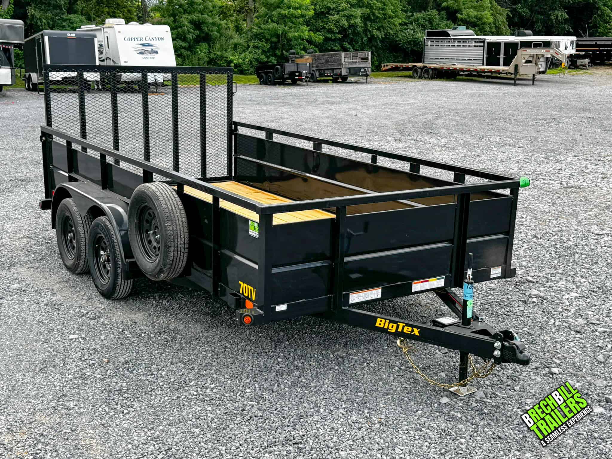 BIGTEX 7K Tandem Axle Vanguard Utility Landscape Trailer 7x14