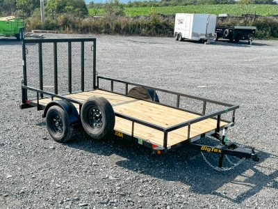 Big Tex 35SA Single Axle Utility Trailer 6'x12'x3K (35SA-12R1A-4PBK)