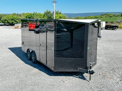 Enclosed Look 8.5 x 18 Element SE Flat Top Sloped V-Nose (K-SE10218-100) Black Trim