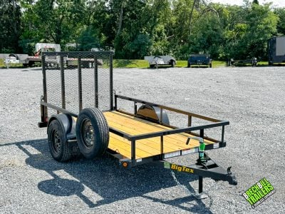 Big Tex 30SA Single Axle Utility Trailer 5'x10'x3k (30SA-10R1A-4PBK)