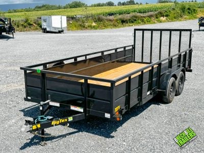 Big Tex 7k 70TV Double Axle Utility Trailer (70TV-18BK2B)