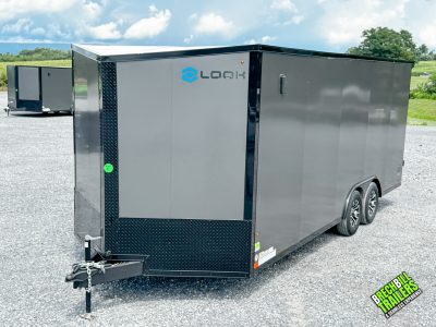 Look Element SE Flat Top Sloped V-Nose Trailer 8.5×20 (K-SEC10220-100)