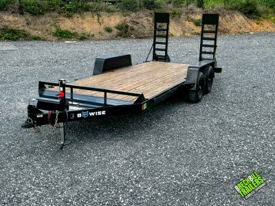 BARELY USED! BWise EH Low Pro Equipment Trailer 7x18 (EH18-10)