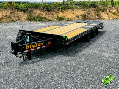 Big Tex 3XPH-20+5 Super Duty Tandem Axle Dual Wheel Pintle 30000# GVWR Trailer