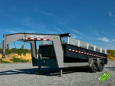 LIGHTLY USED Bwise Dump Trailer 7’x16’x19.2K (DLPG16-19)
