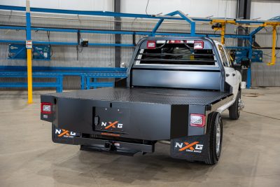 NXG XFD 9'4" Steel Flatbed – DRW, 60" CA, Cab & Chassis (XFD-C976034SD)