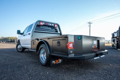 NXG XSB 9'4" Steel Skirted Flatbed – DRW, 60" CA, Cab & Chassis (XSB-C946034SD)