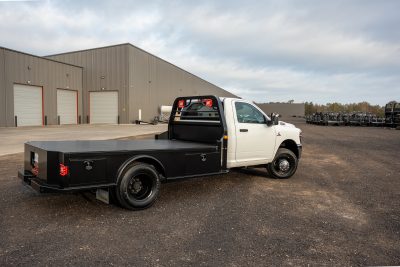 NXG XSB 8'6" Steel Skirted Flatbed – DRW, 57" CA, Take-Off (XSB-B975742)