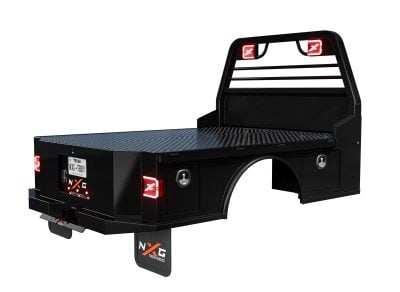 NXG XSB 7' Steel Skirted Flatbed – SRW, 40" CA, Take-Off (XSB-A844042)