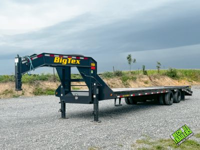 Big Tex 30K Heavy Duty Tandem Dual Wheel Gooseneck Trailer 8.5x30 (3XGN-25BK+5MR)Like New - Barely Used
