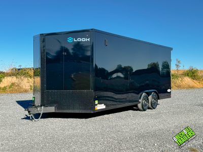 Look Element SE Flat Top Sloped V-Nose Trailer 8.5×20 (K-SEC10220-100)