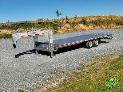 EBY 16K Gooseneck Equipment Trailer 8.5x24.5 (GN16K24-50-8K) 2027 MODEL