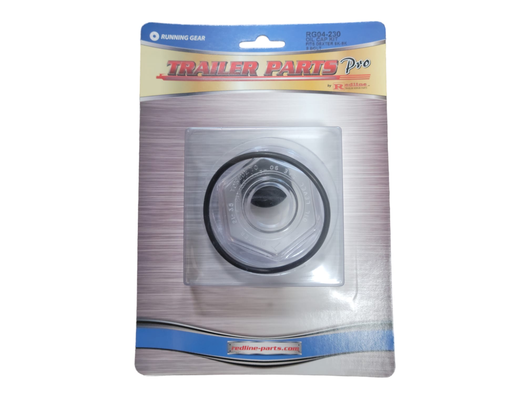 Oil Cap For Dexter 6-9K, (8 Bolt Hub)(RG04-230) | Brechbill