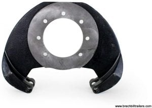Dexter Axle Disc Brake Anchor Yoke for 12K Torflex (#14) Axles ONLY - Includes 6 O-Rings (090-011-02)