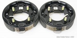 New 7" X 1-1/4" Trailer Electric Brake Assembly (1 Right + 1 Left) - 21001