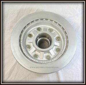 Kodiak 1-Piece Hub & Rotor for 7-8K Axles 9/16in Studs (ROTOR/HUB-133-8-9-DAC)