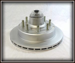 Kodiak 1-Piece Hub & Rotor for 7-8K Axles 9/16in Studs (ROTOR/HUB-133-8-9-DAC)