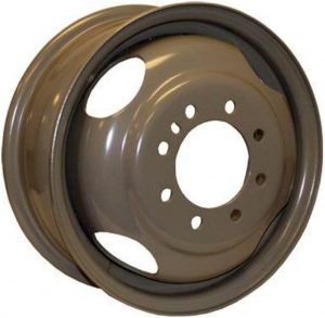 16" Trailer Dual Dually Wheel 8 Lug (8x6.5) Bolt Circle 4.77