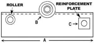 AL-KO/Hayes & Rockwell American 10-16K Axle 15.75" Equalizer-RH (8320)