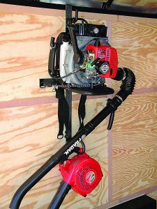 Back Pack Blower Rack