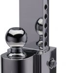 Fastway Flash 42-00-2800 E Series Adjustable Aluminum Ball Mount with 8 Inch Drop, 2 Inch Shank, and Chrome Plated Balls