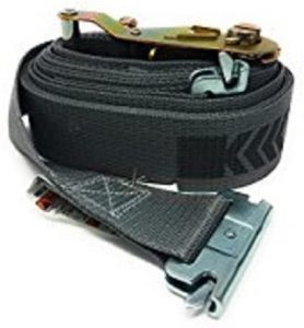 Logistic Ratchet Strap, 16ft x 2In, 1000lb