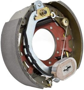 12-14 x 3-38 9K-10K FSA LH Electric Brake Assembly with 7 Bolt Backing Plate Replaces Dexter K23-450-00