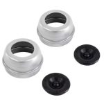 Grease Caps / Center Caps for 3500 lb. trailer axle hubs.