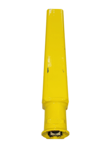 Back Side of 4 inch square gooseneck coupler inner tube